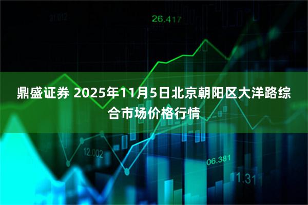 鼎盛证券 2025年11月5日北京朝阳区大洋路综合市场价格行情