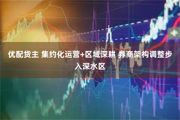 优配货主 集约化运营+区域深耕 券商架构调整步入深水区